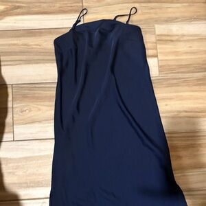 a new day Strapless Navy Dress